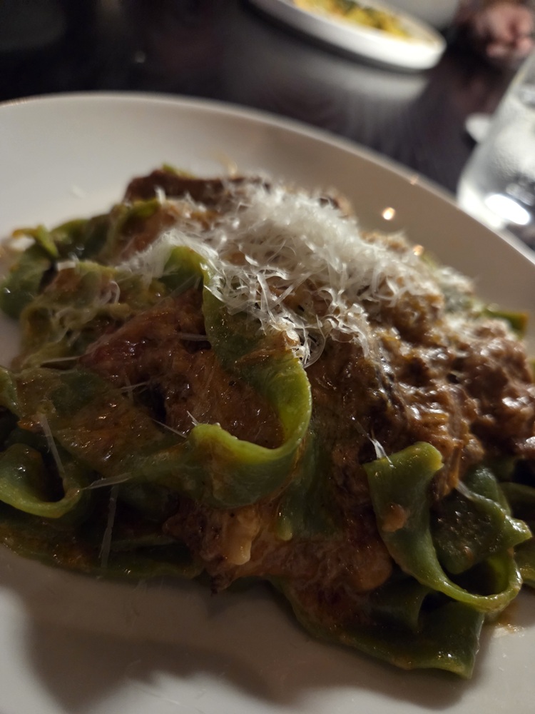 Pappardelle with lamb ragu